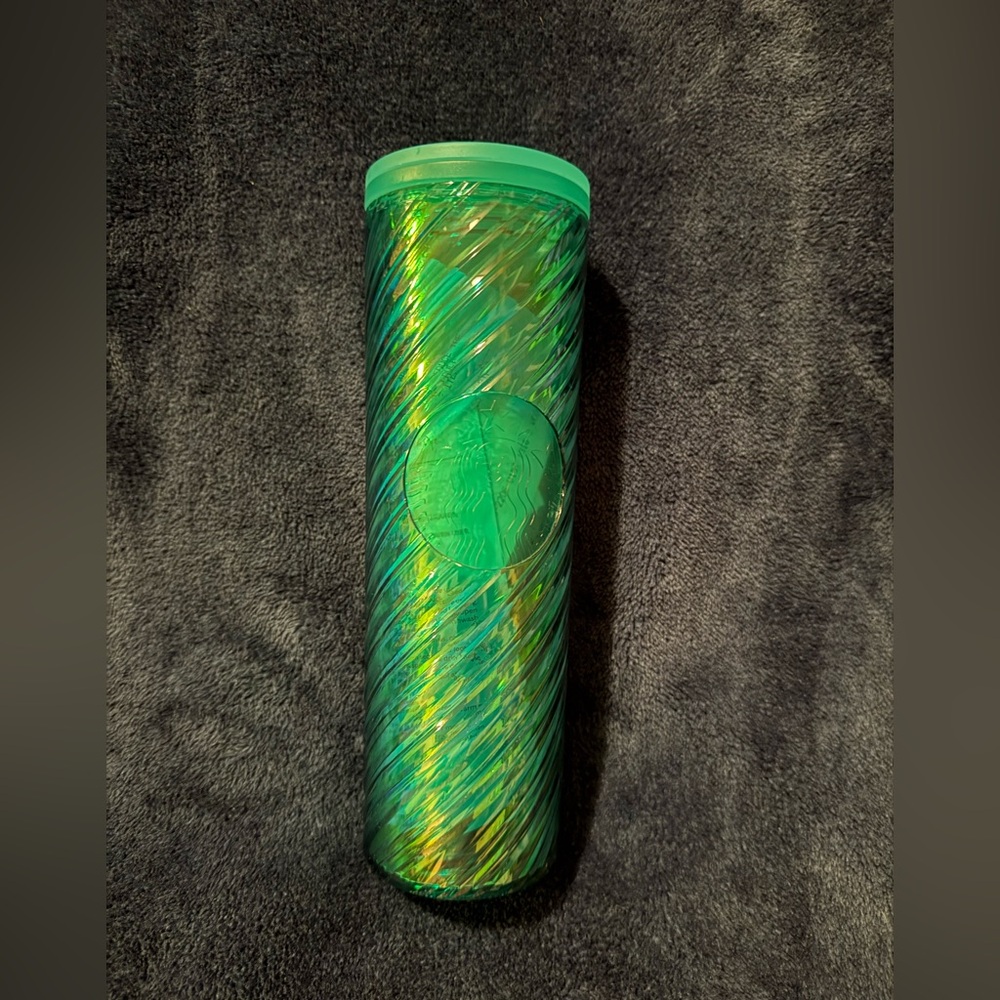Starbucks Holiday Green Iridescent Tumbler!